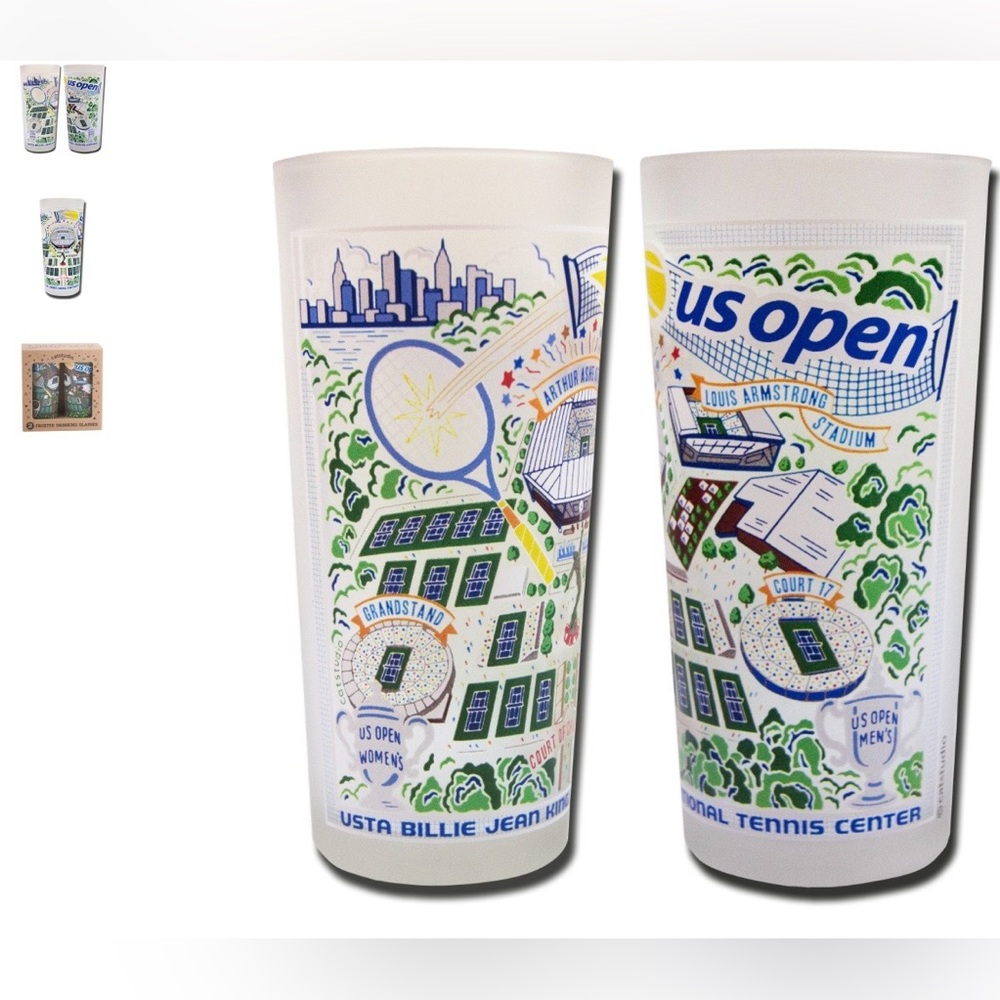 US Open 2025 Commemorative Drinkware Glass